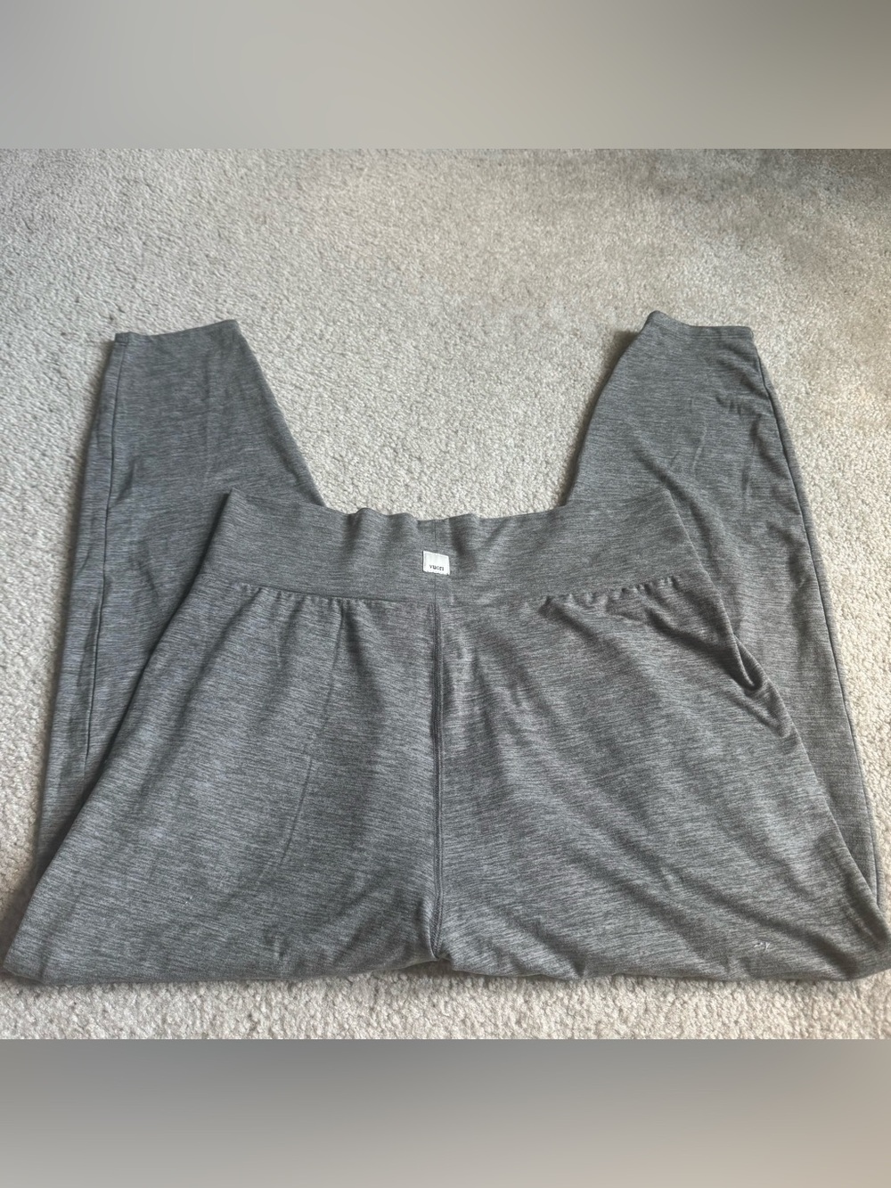 Vuori Women’s Lux Harem / At Ease Jogger Gray Tapered Athleisure Pants VW427